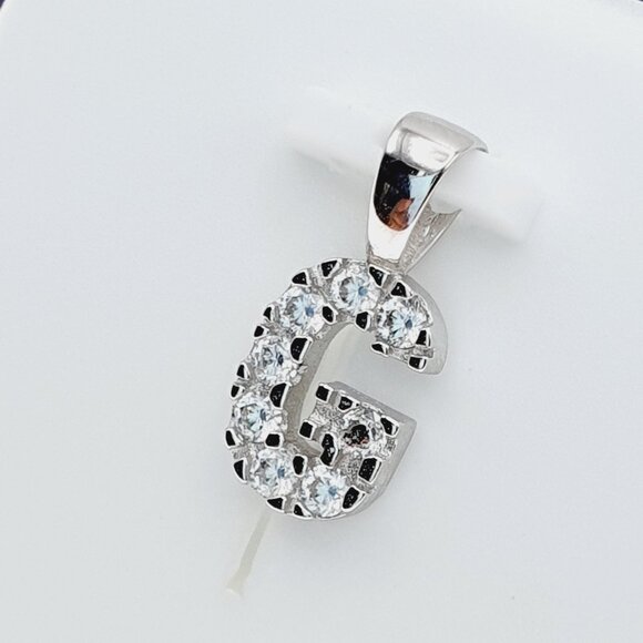 "#925 Sterling Silver Cubic Zircon Pendant for Women/Girls, US925P1156 - Picture 3 of 8